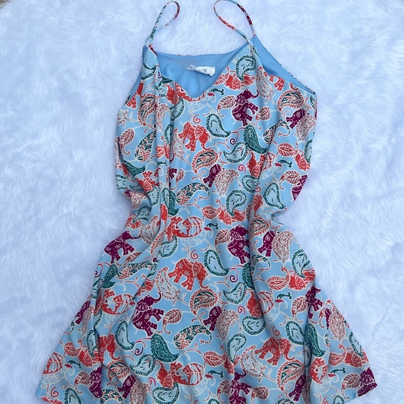 Peach Love California Paisley Elephant Dress - Picture 2 of 6